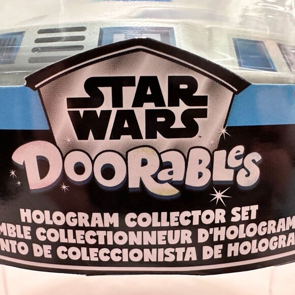 Star Wars Disney Doorables Hologram Collector‎ Set Exclusive Blacklight GLOW NEW - Picture 4 of 13